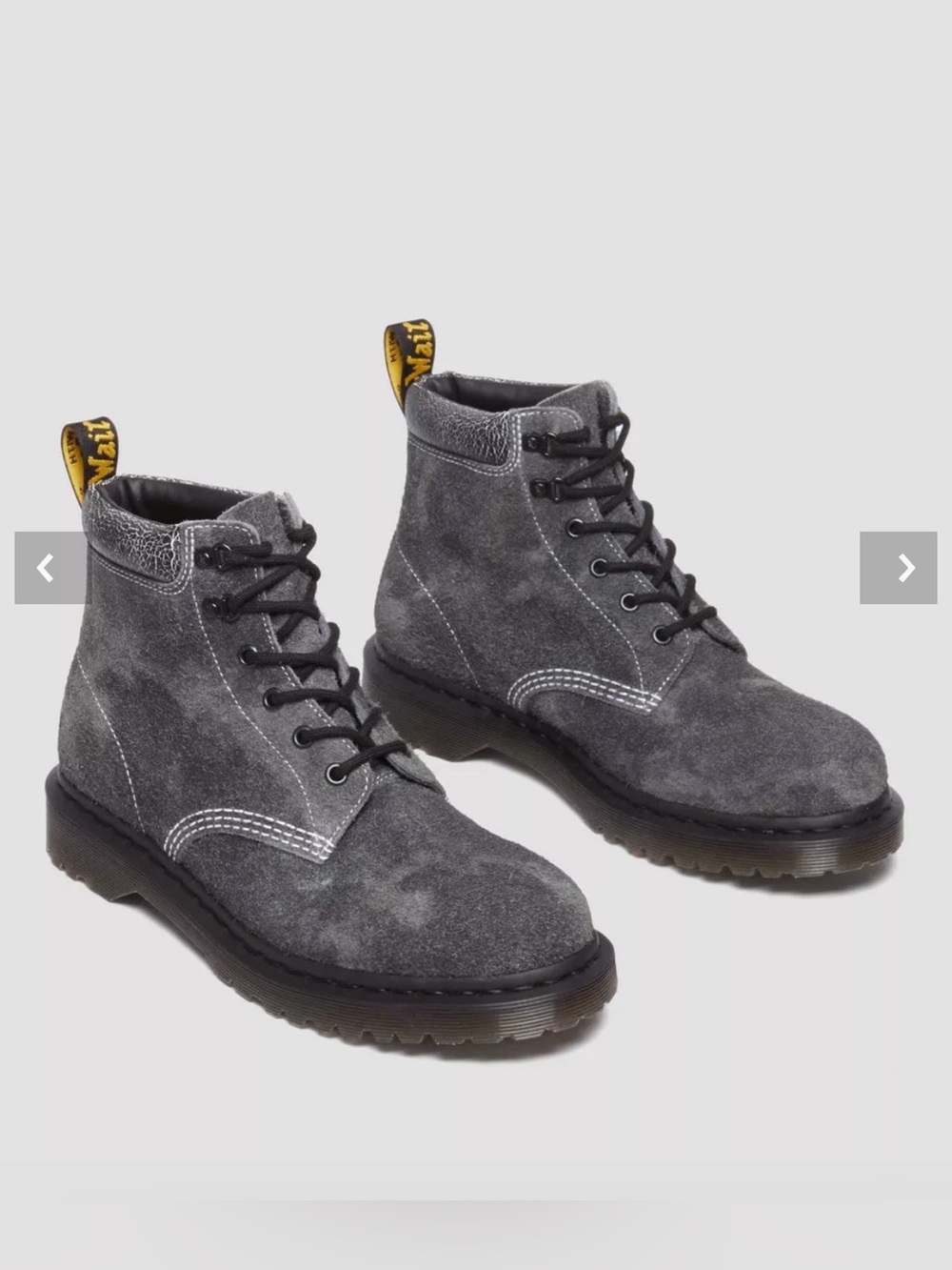 Dr. Martens 939 Stonewashed 
 Suede Lace-Up Boots NWOT
